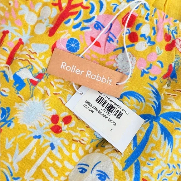 New Roller Rabbit Girls Dress - Picture 3 of 5